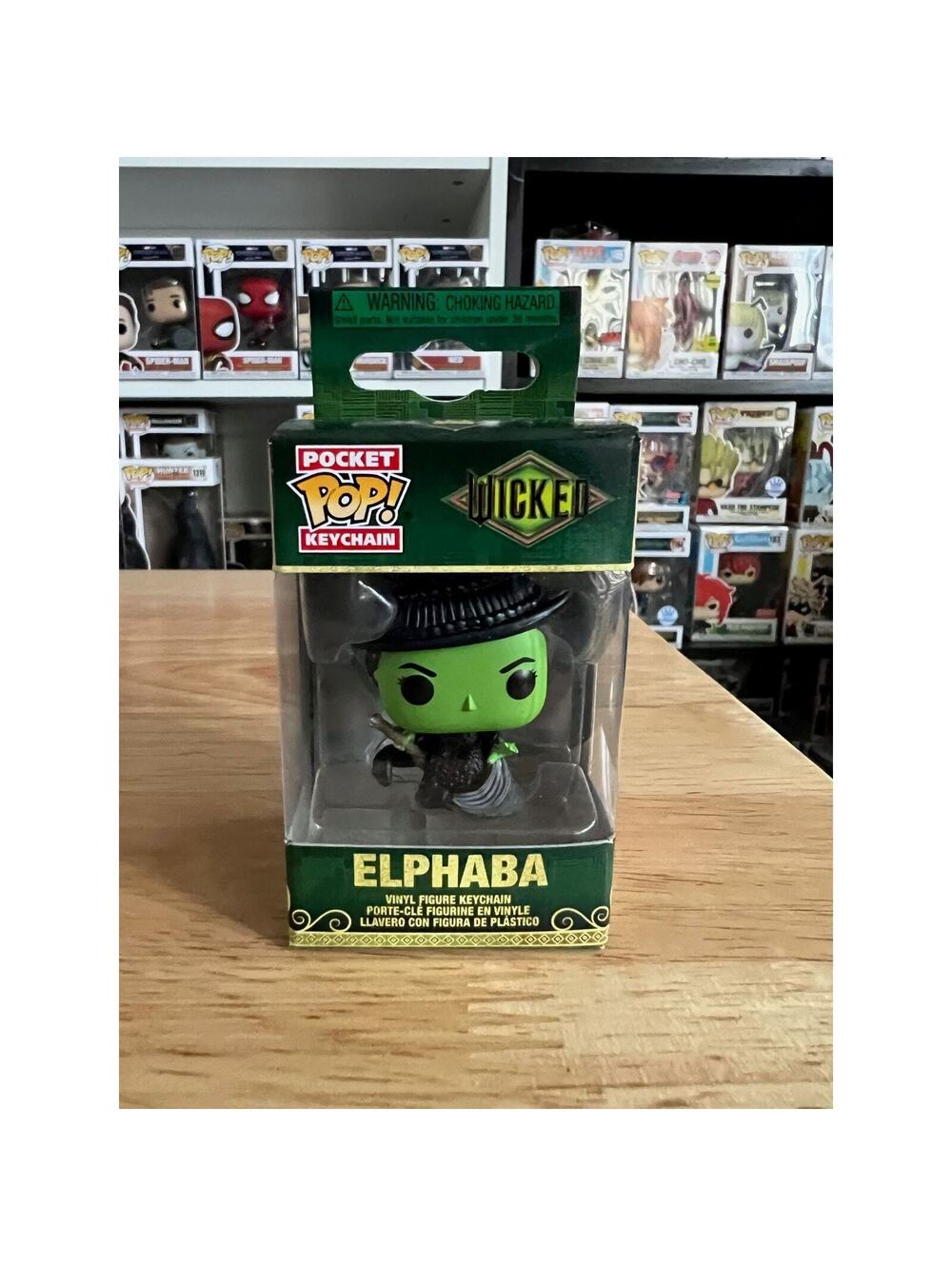 Elphaba Wicked Funko Pocket Pop Keychain Movies Wizard Oz Witch West Figure Toy